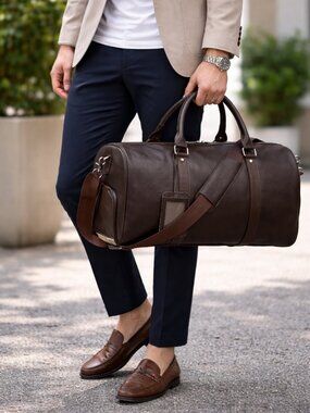 Saddle Weekender Bag (Vintage) 20”*10.5”*10.5” inches (L*W*H)
